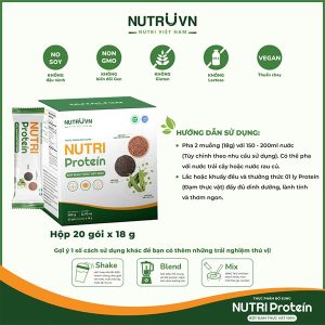 nutri protein bot dam thuc vat hop 20 goi x 18g nutri protein bot dam thuc vat hop 20 goi x 18g 3