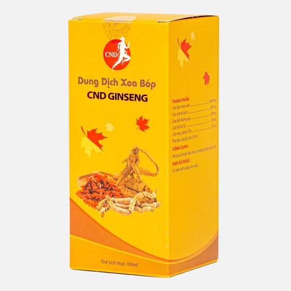 Dung dịch xoa bóp CND GINSENG hỗ trợ cải thiện đau nhức cơ xương khớp mãn tính 4 dung dich xoa bop 1