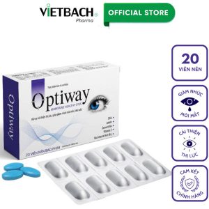 Viên uống Optiway bổ sung dưỡng chất cho mắt, hỗ trợ cải thiện thị lực 8 vien uong optiway bo sung duong chat cho mat 2