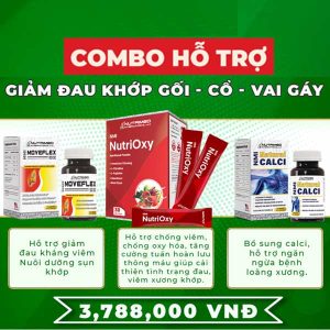 combo ho tro giam dau khop goi co vai gay 3