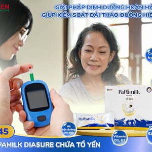 Papamilk Diasure - Dinh dưỡng vàng cho mẹ bầu và người tiểu đường 15 sua cho nguoi tieu duong papamilk diasure chua to yen 3