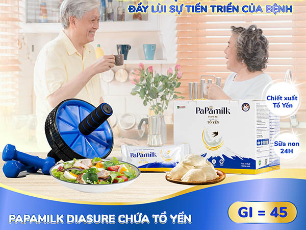 Papamilk Diasure - Dinh dưỡng vàng cho mẹ bầu và người tiểu đường 7 sua cho nguoi tieu duong papamilk diasure chua to yen 4