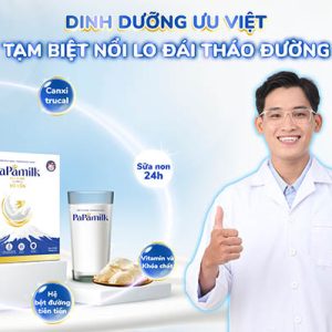 Papamilk Diasure - Dinh dưỡng vàng cho mẹ bầu và người tiểu đường 12 sua cho nguoi tieu duong papamilk diasure chua to yen 7