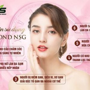 Viên Uống Đẹp Da Skins Diamond NSG Trắng Sáng Da, Đào thải độc tố 13 skins diamond nsg 7