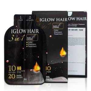 Iglow Hair Hàn Quốc Dầu Gội Phủ Bạc Phục Hồi Mái Tóc