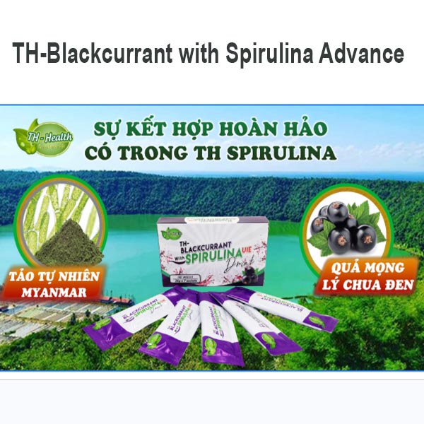 TH Blackcurrant with Spirulina Advance - Chăm Sóc Sức Khỏe Toàn Diện 4 TH Blackcurrant with Spirulina Advance - Chăm Sóc Sức Khỏe Toàn Diện - Ảnh 2