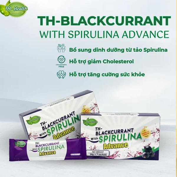 TH Blackcurrant with Spirulina Advance - Chăm Sóc Sức Khỏe Toàn Diện 5 TH Blackcurrant with Spirulina Advance - Chăm Sóc Sức Khỏe Toàn Diện - Ảnh 3