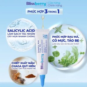 Gel Blissberry 15ml Bôi Mụn Giảm Sưng & Mờ Thâm Hiệu Quả 12 Gel Blissberry 15ml Bôi Mụn Giảm Sưng & Mờ Thâm Hiệu Quả - Ảnh 4