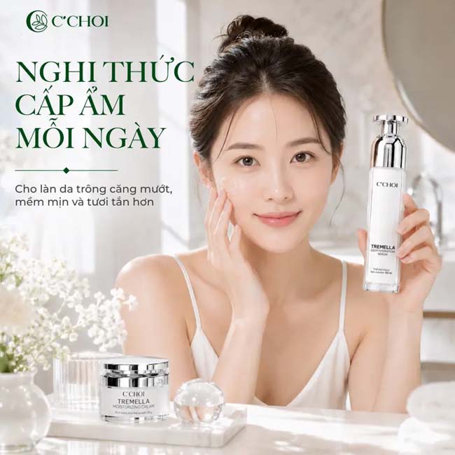 Tremella Deep Hydration Serum C Choi - Bí Quyết Cấp Ẩm Và Ngăn Ngừa Lão Hóa 20 serum cap am chong nhan da chong lao hoa da cchoi 6