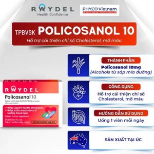 POLICOSANOL 10 Cải Thiện Cholesterol Và Lipid Máu - Ảnh 2