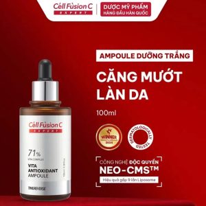 Ampoule Dưỡng Trắng Và Ngăn Ngừa Lão Hóa Cell Fusion C Expert Time Reverse Vita Antioxidant Ampoule 100ml 6 Ampoule Dưỡng Trắng Và Ngăn Ngừa Lão Hóa Cell Fusion C Expert Time Reverse Vita Antioxidant Ampoule 100ml - Ảnh 2