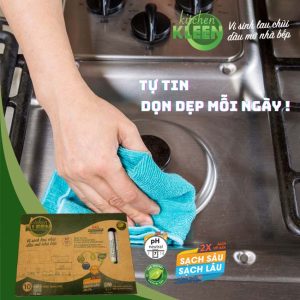 Hộp Vi Sinh Lau Chùi Dầu Mỡ Kitchen Kleen - Đánh Bay Dầu Mỡ Nhà Bếp 11 Hộp Vi Sinh Lau Chùi Dầu Mỡ Kitchen Kleen - Đánh Bay Dầu Mỡ Nhà Bếp - Ảnh 5