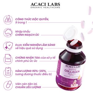 Collagen Thủy Phân Hỗ Trợ Da Móng Tóc - Acaci Labs Marine Collagen Beauty 11 Collagen Thủy Phân Hỗ Trợ Da Móng Tóc - Acaci Labs Marine Collagen Beauty - Ảnh 3