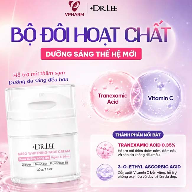 Kem Dưỡng Trắng & Mờ Nám Ngày Đêm +Dr.Lee Meso Whitening Face Cream Kem Dưỡng Trắng & Mờ Nám Ngày Đêm +Dr.Lee Meso Whitening Face Cream