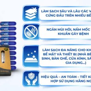 Dung dịch Vi Sinh Lau Chùi Đa Năng 3E Kleen Làm Sạch An Toàn - Ảnh 3